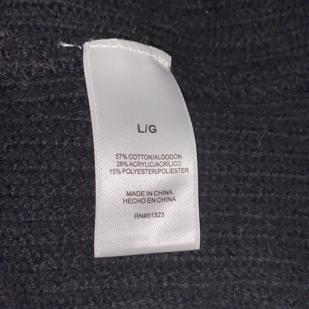 Vince Camuto Sweater Black Large - Picture 5 of 6